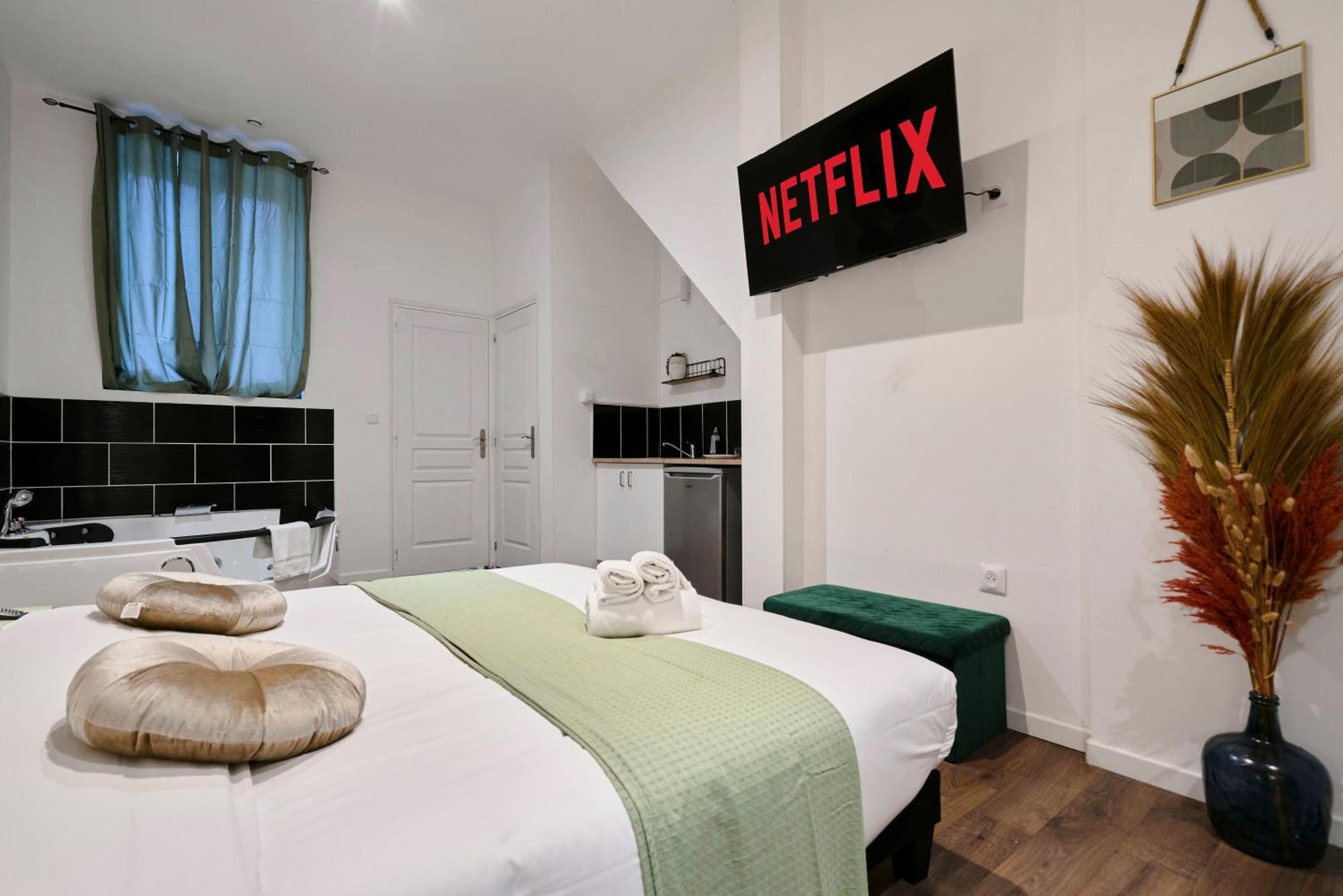 Ng Prestige - Miln 1 - Balneo - Wifi & Netflix Apartment Roubaix Exterior photo